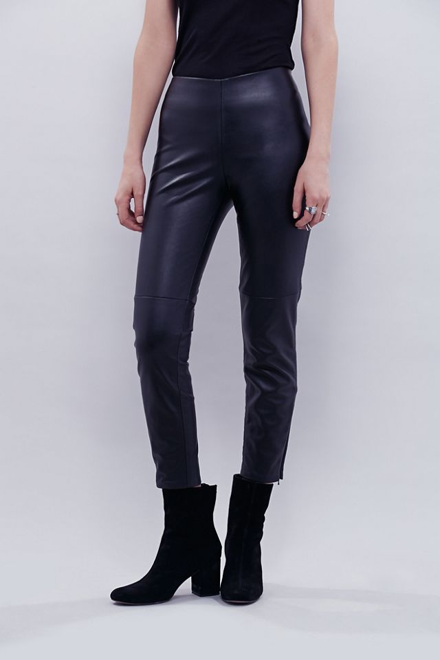 Free people 2025 faux leather leggings