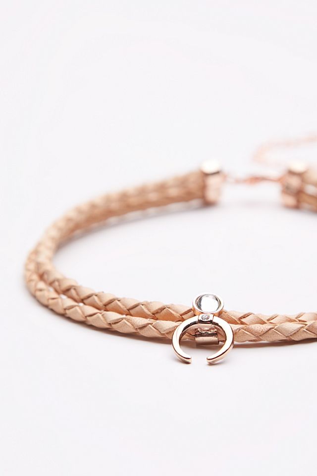 Double Leather Short Choker | Free People UK