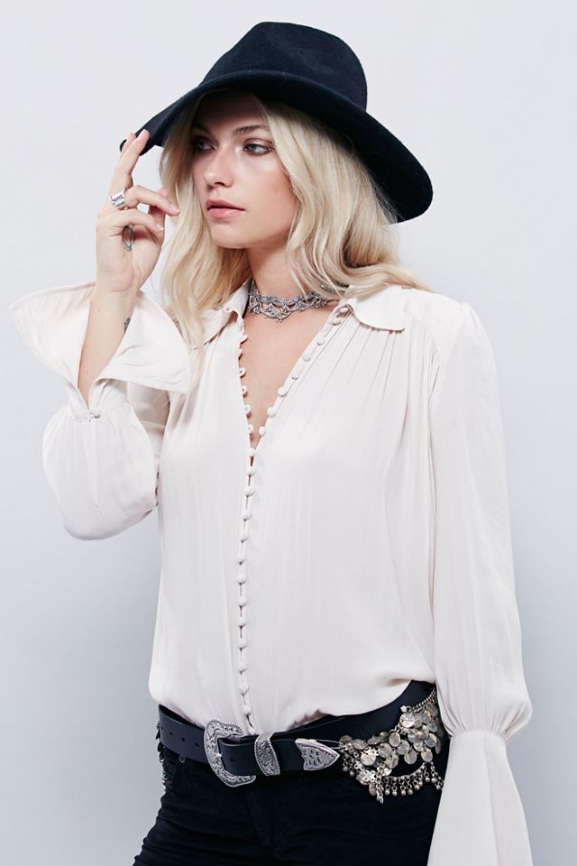 Modern Muse Tie Front Top #3