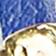 Royal blue / brass