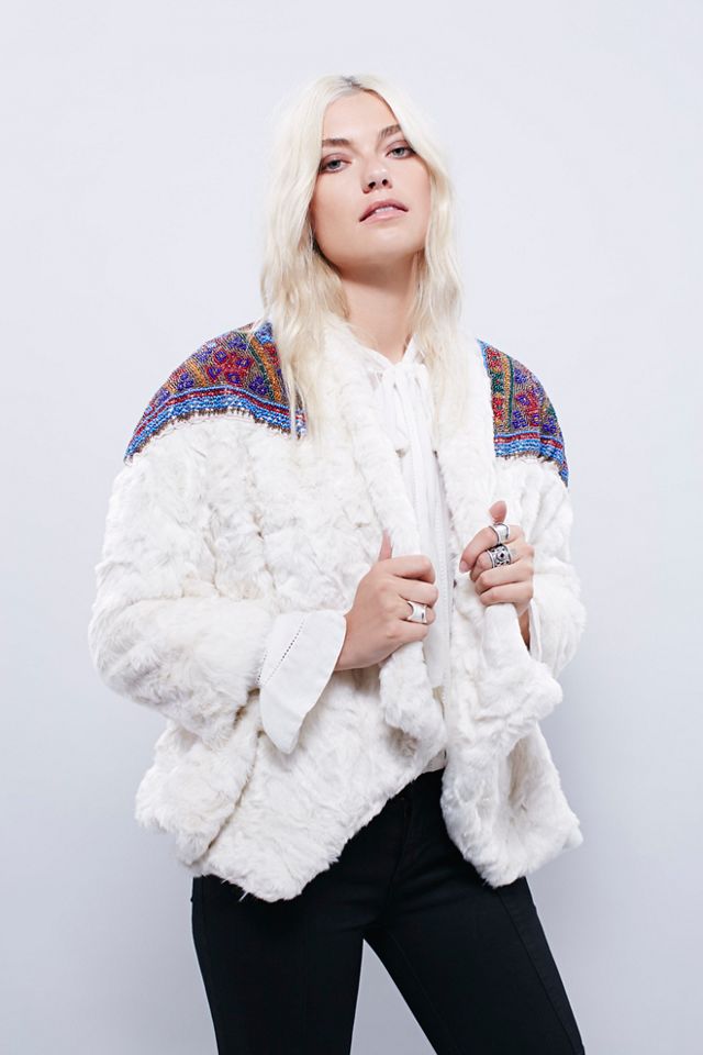 Patched In Pride Fur Coat #1