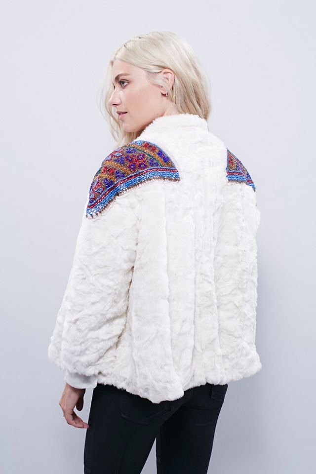 Patched In Pride Fur Coat #2