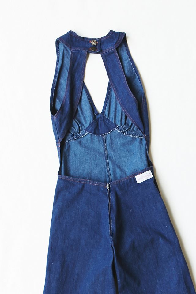 Vintage 1970s Denim Jumpsuit #4