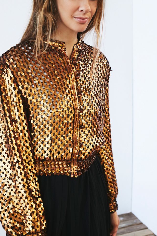 Vintage 1970s Sequin Jacket #3