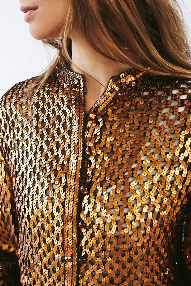 Vintage 1970s Sequin Jacket #4