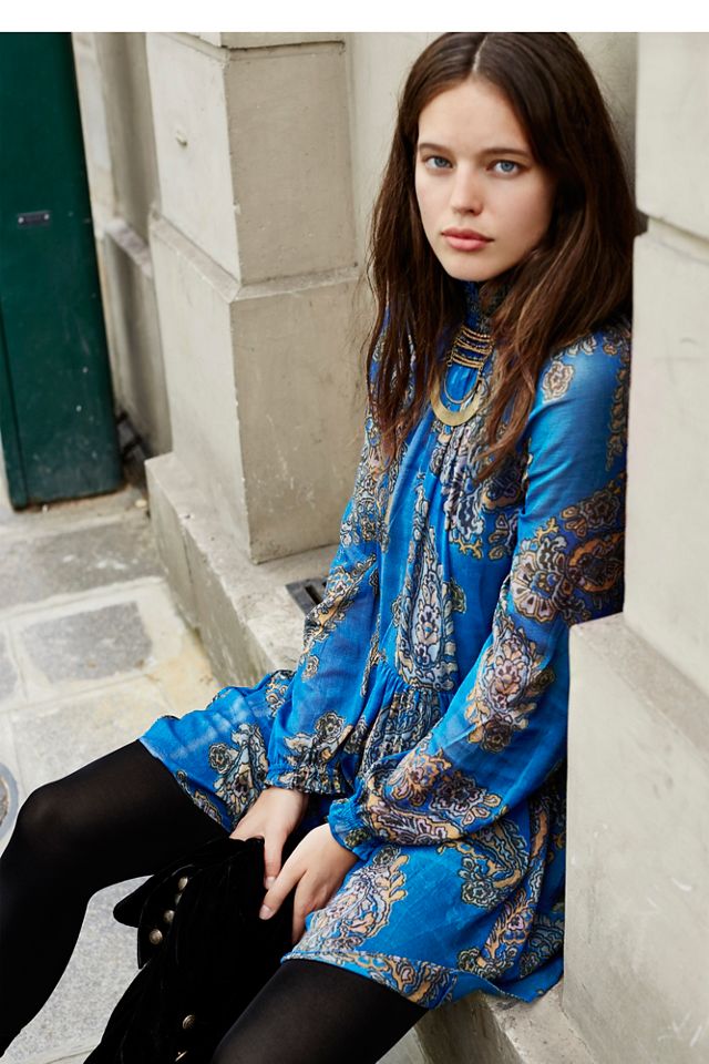 Moonstruck Printed Mini Dress