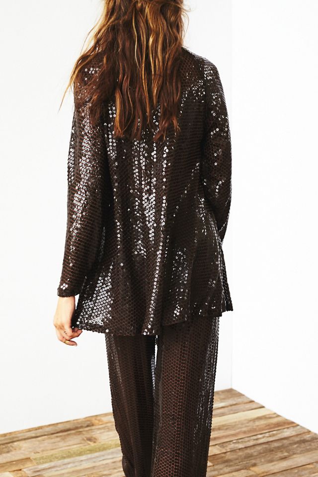 FP Vintage Halston Sequin Pants Suit #2