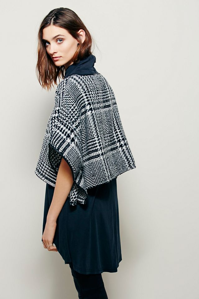 Newbury Structured Poncho #1