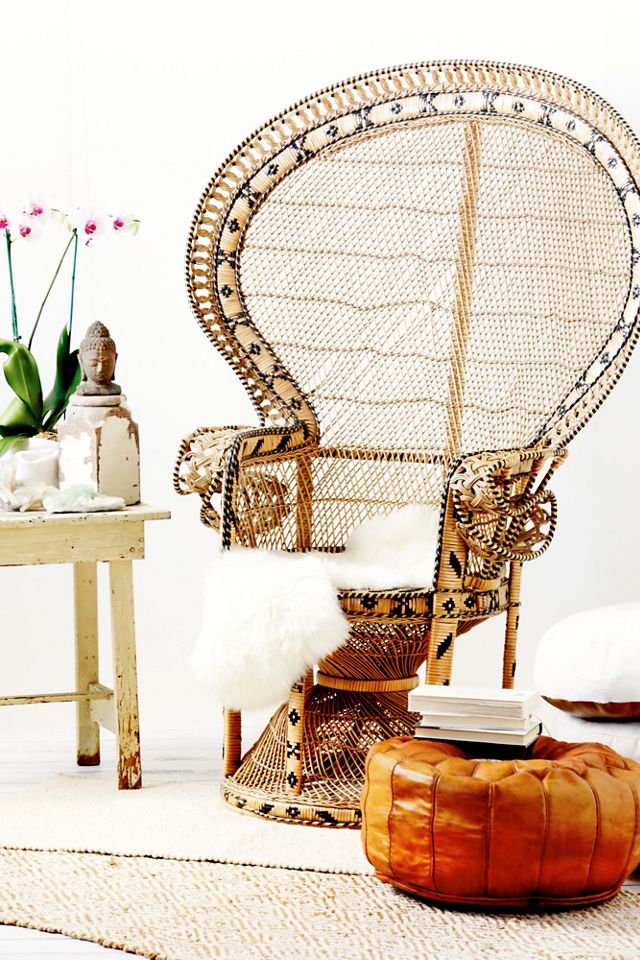 Vintage 70s Peacock Chair - SOLD