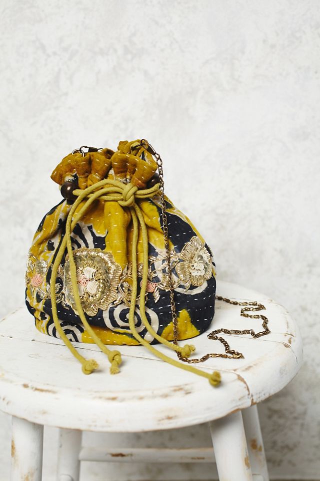 Vintage Kantha Crossbody