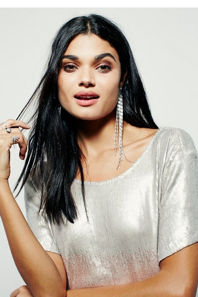 Drenched in Sequins Mini Dress #4