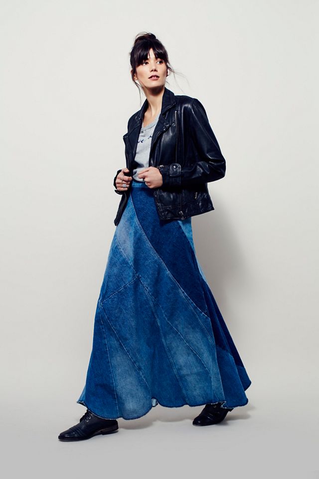 Still Into You Denim Maxi #1