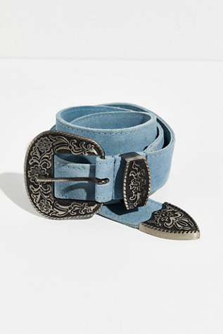 Женский ремень Free People Black Rock Western Belt, цвет: Lake Tahoe — фото 2