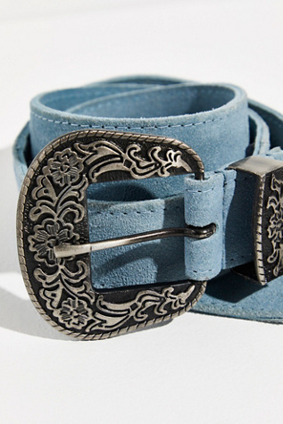 Женский ремень Free People Black Rock Western Belt, цвет: Lake Tahoe — фото 3