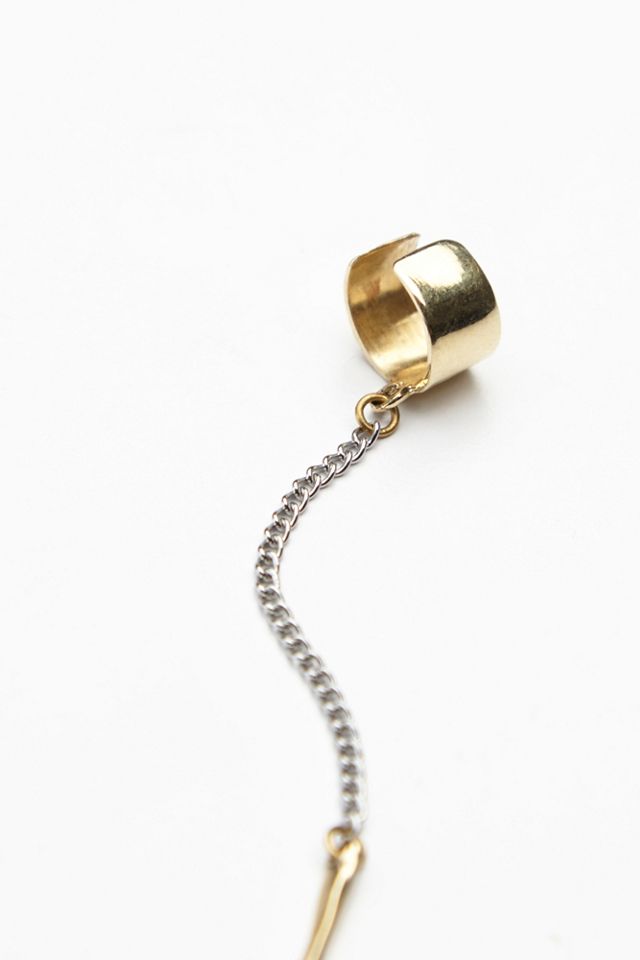 Luiny Horizon Chain Ear Cuff #2