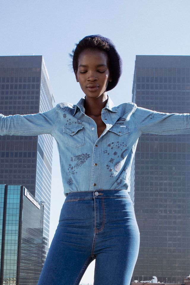 Daze End Indigo Buttondown