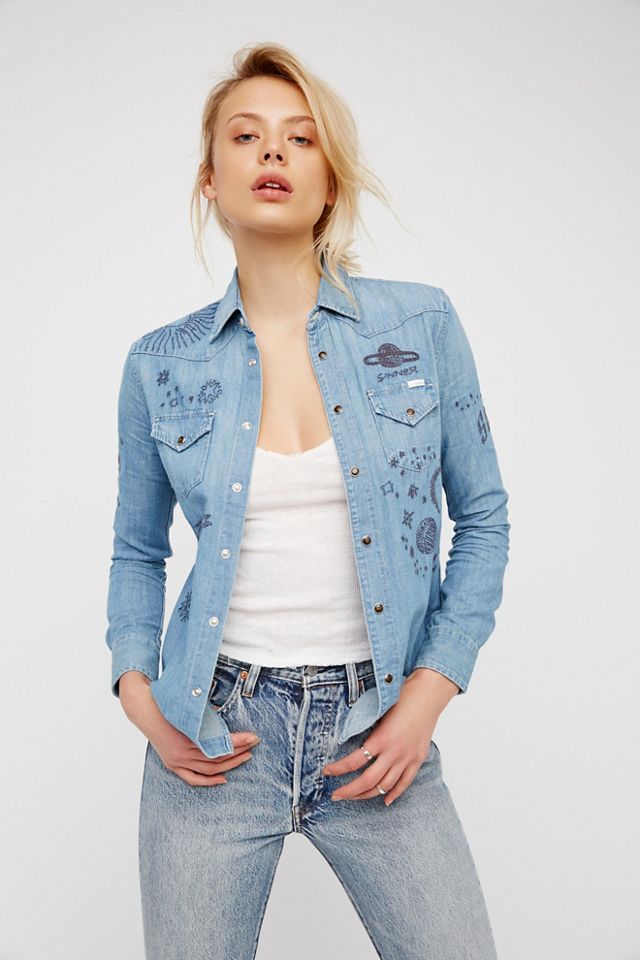 Daze End Indigo Buttondown #1