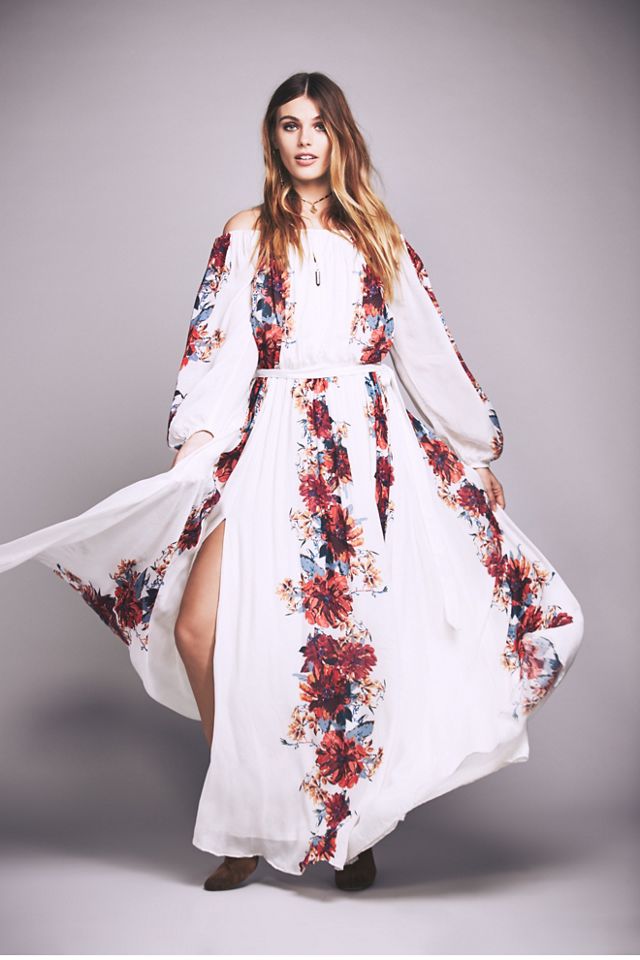 Bardot Printed Maxi #1