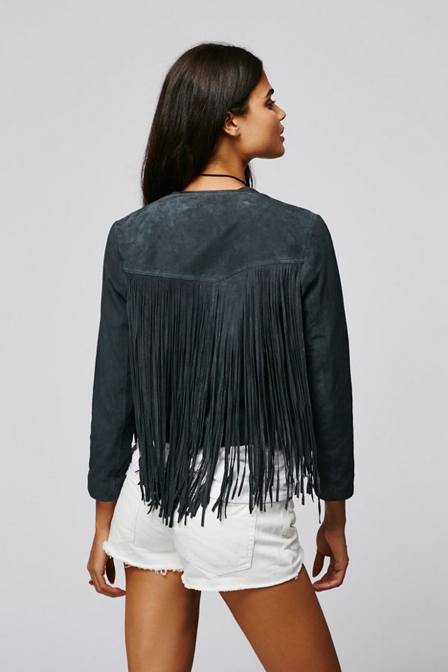 Suede Fringe Jacket #1