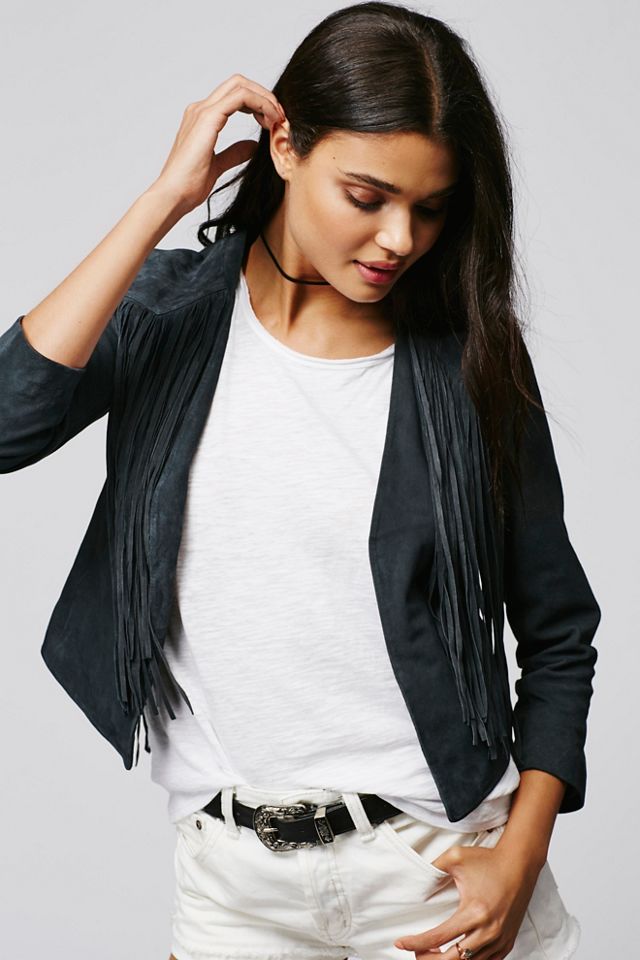 Suede Fringe Jacket #2