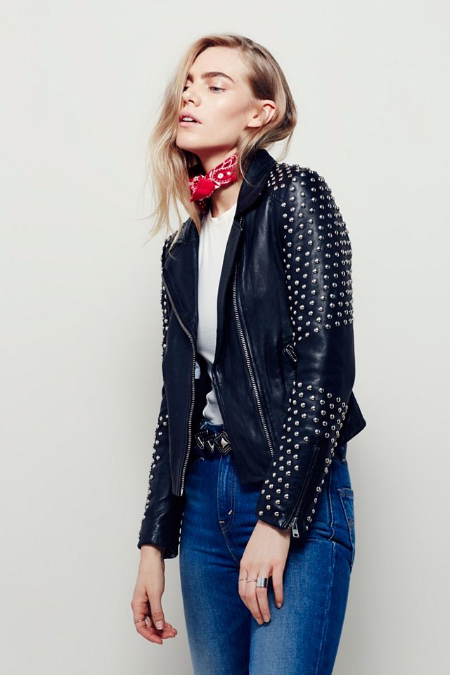 Doma Studded Biker Jacket #1