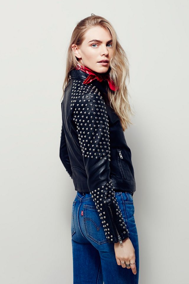 Doma Studded Biker Jacket #3