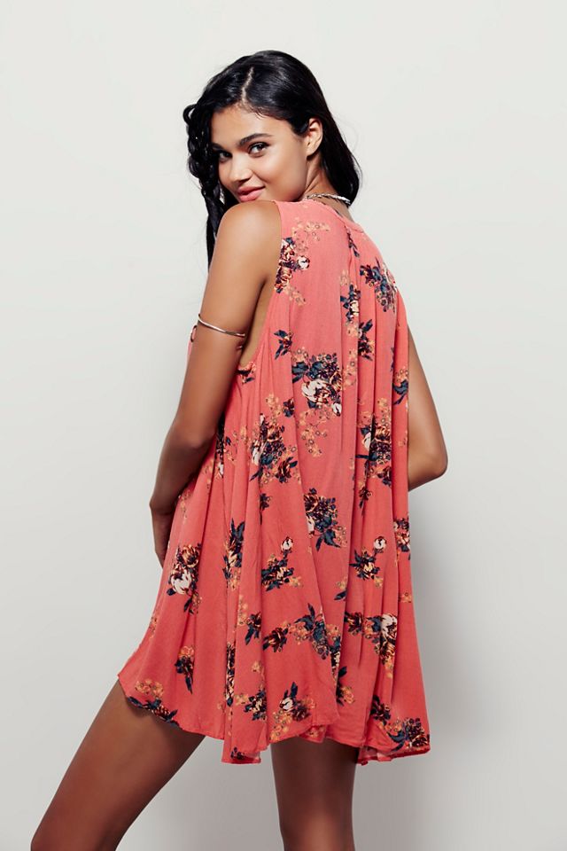 Faded Floral Sleeveless Tunic #1