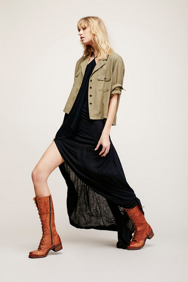 free people wrap maxi dress Landon Low-Back Maxi by free-est at Free People in Black, Size: L