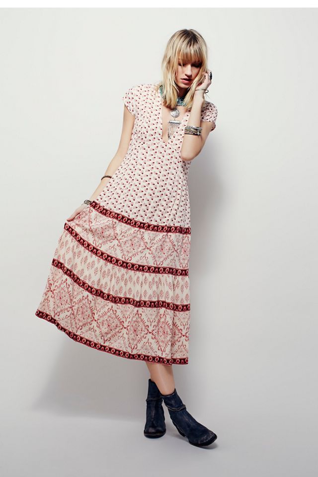 free people bella midi dress Free People Bella One-Shoulder Midi Dress
