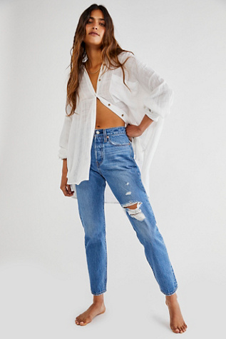 levi's ripped skinny wedgie jeans