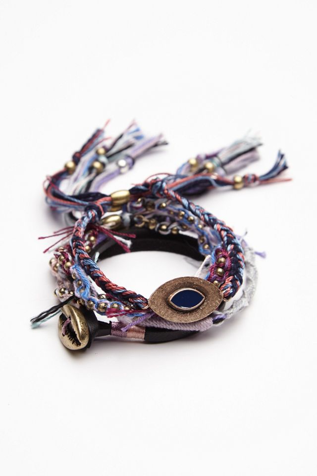 Wild Skies Fabric Bracelet Set