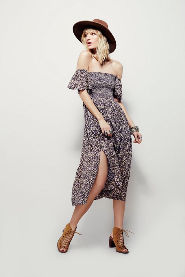 Skip to my Lou Printed Midi Dress #1