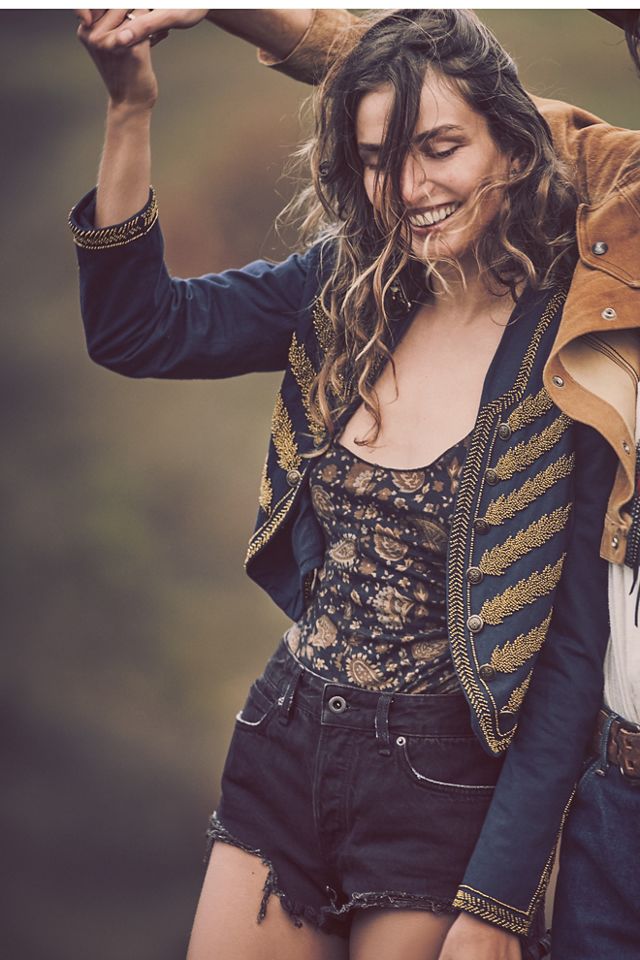 Free people hot sale embellished jacket