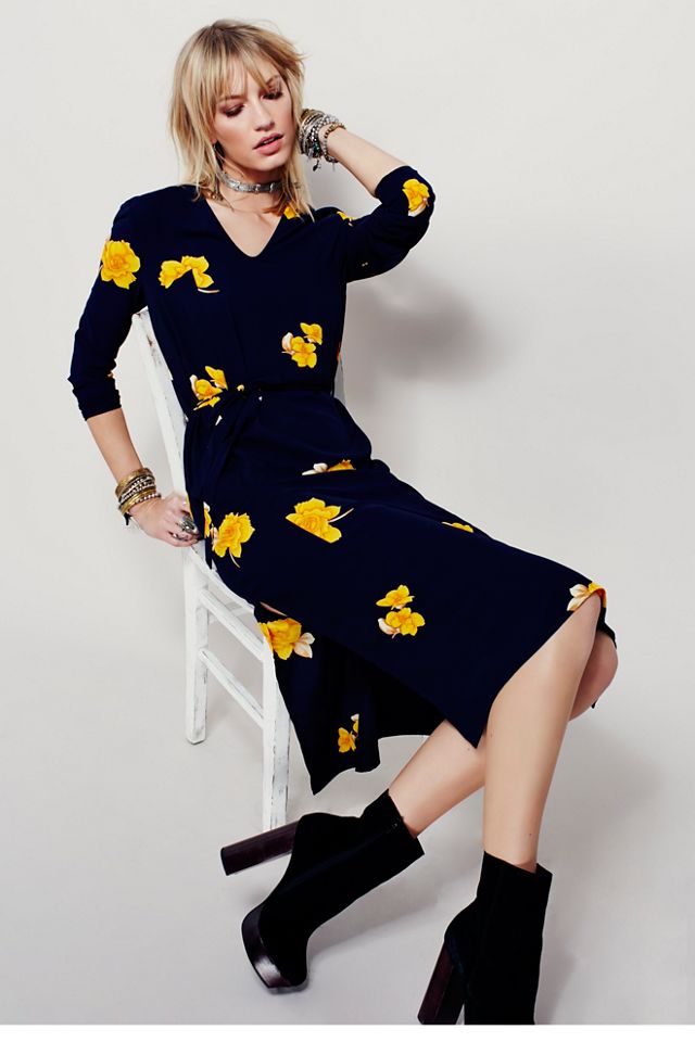 Printed Melody Midi Dress