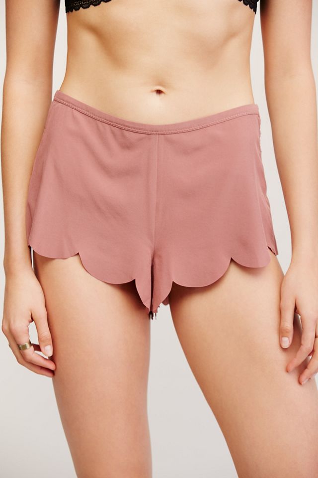 Laser Scallop Booty Short #1