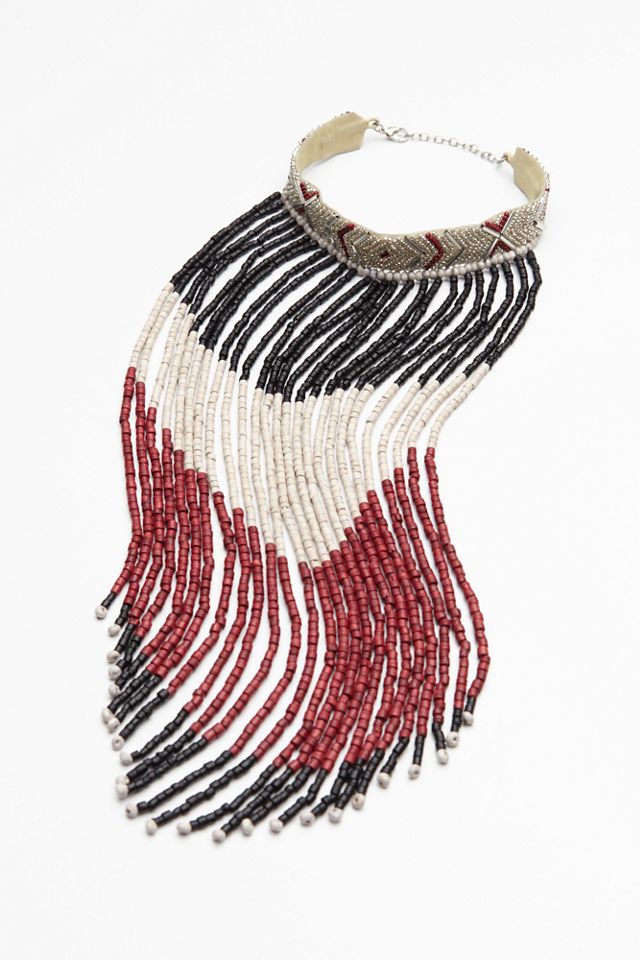 Center Stage Fringe Choker #2