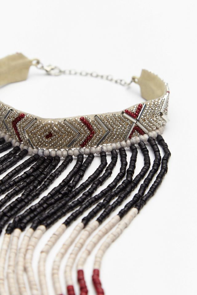 Center Stage Fringe Choker #4