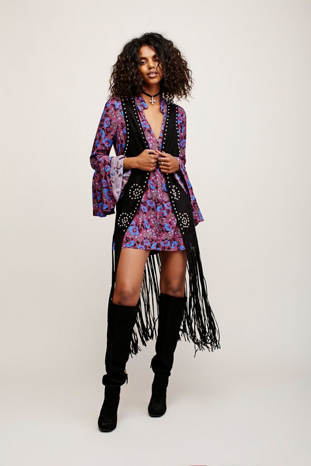 Thunder Road Vegan Suede Vest #1