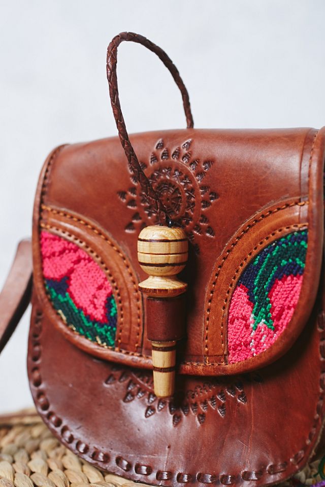 Flora Tooled Saddle Bag #2