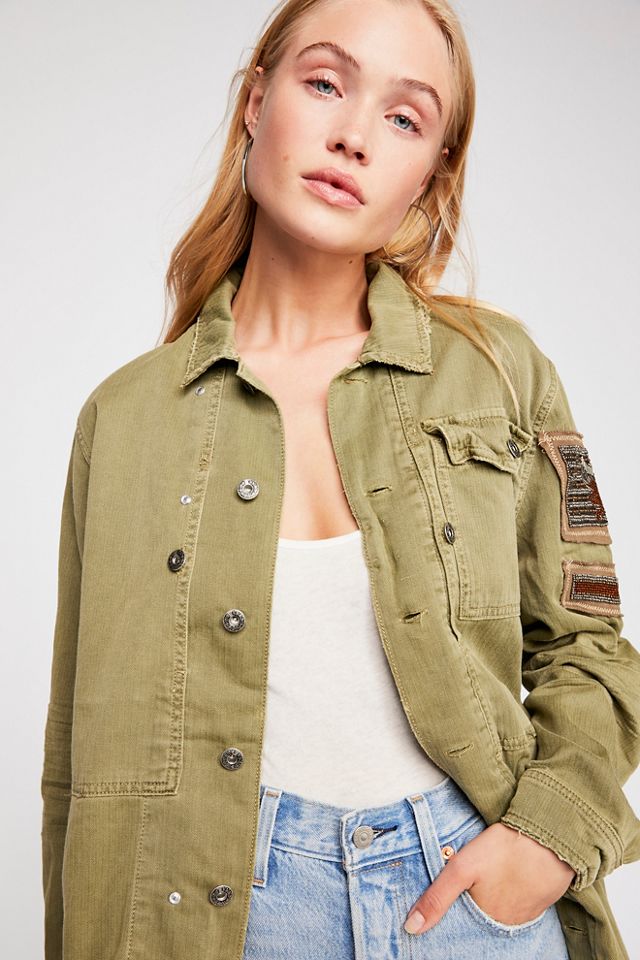 Free people hot sale military parka