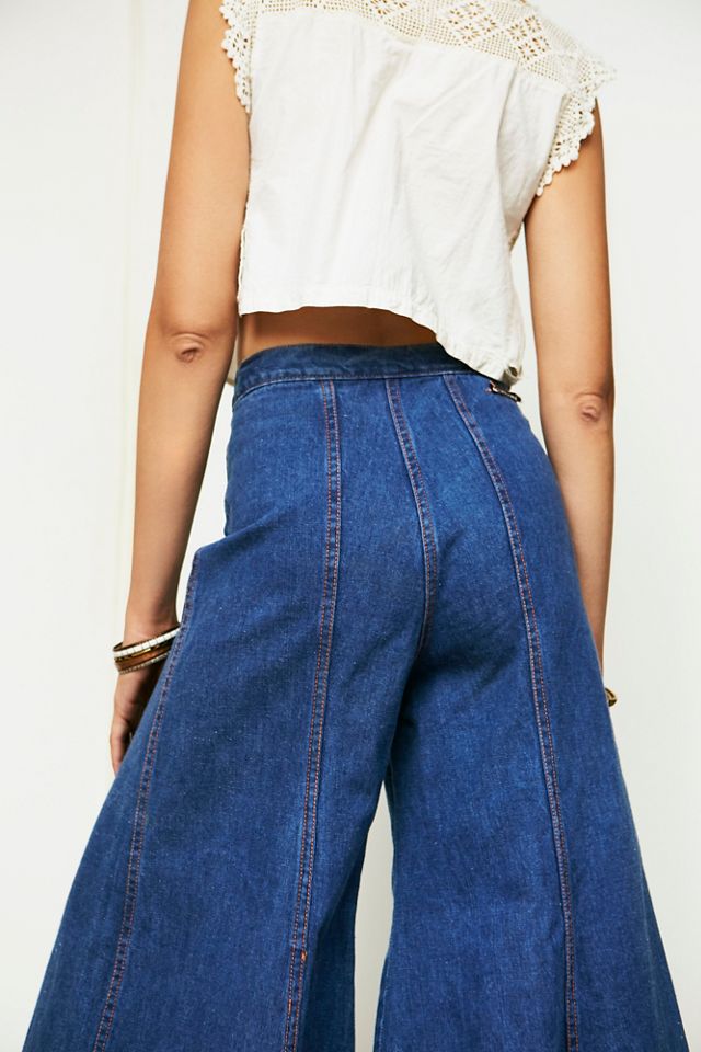 Vintage 1970s Denim Gauchos #3