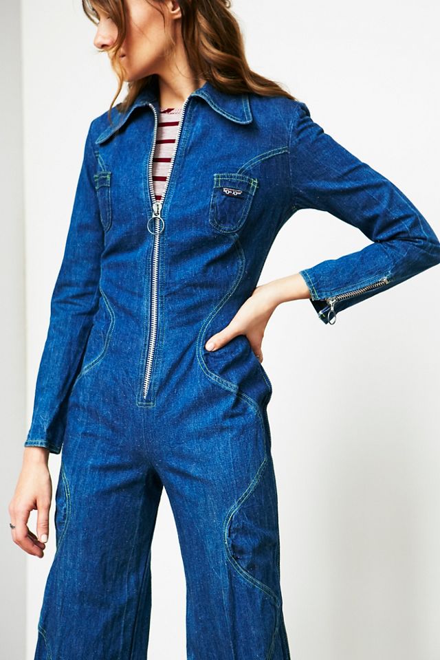 Vintage 1970s Flared Jumpsuit #2