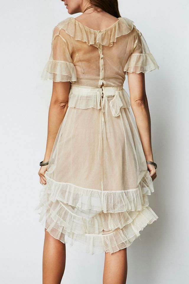 Vintage 1920s Net Dress | Free People