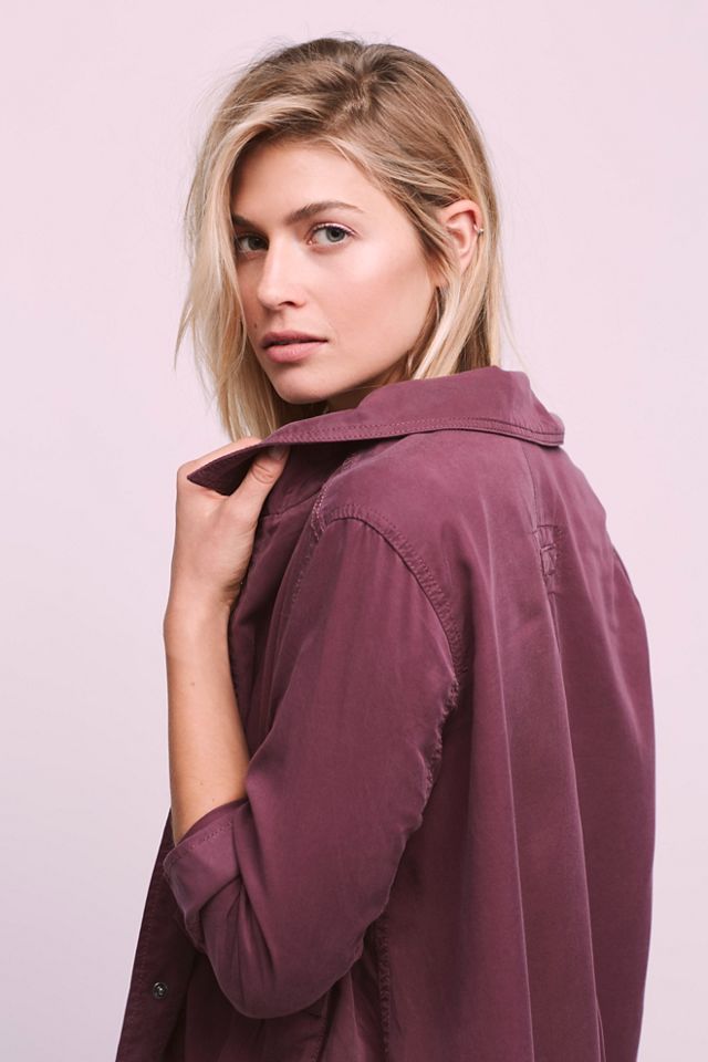 Hooded Swingy Military Jacket #3