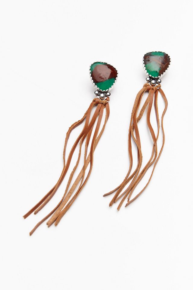 Calm Rivers Fringe Earrings #2