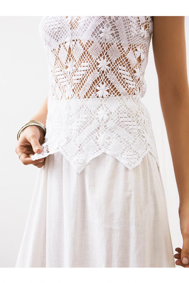 Vintage Crochet Tank Top #3