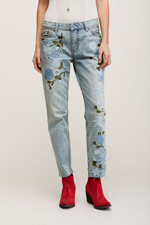 Shower Me with Flowers Jeans #1