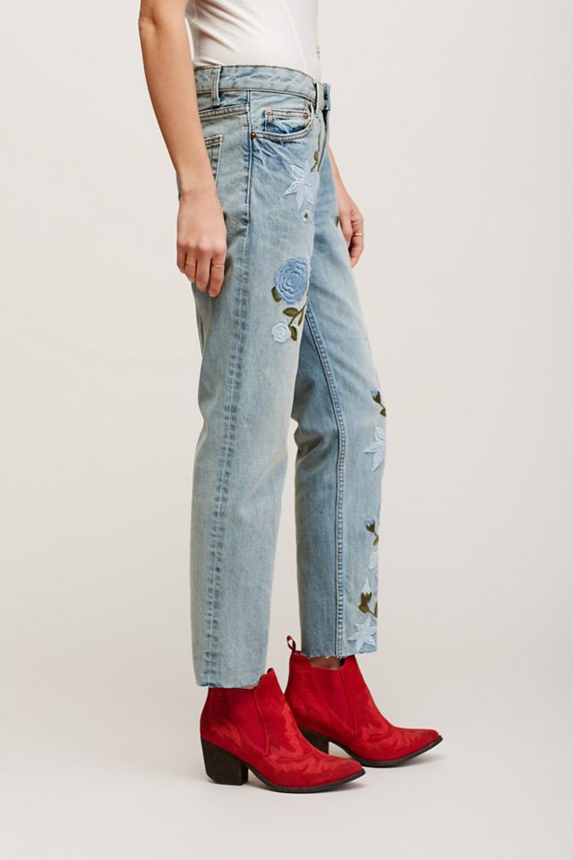 Shower Me with Flowers Jeans #3