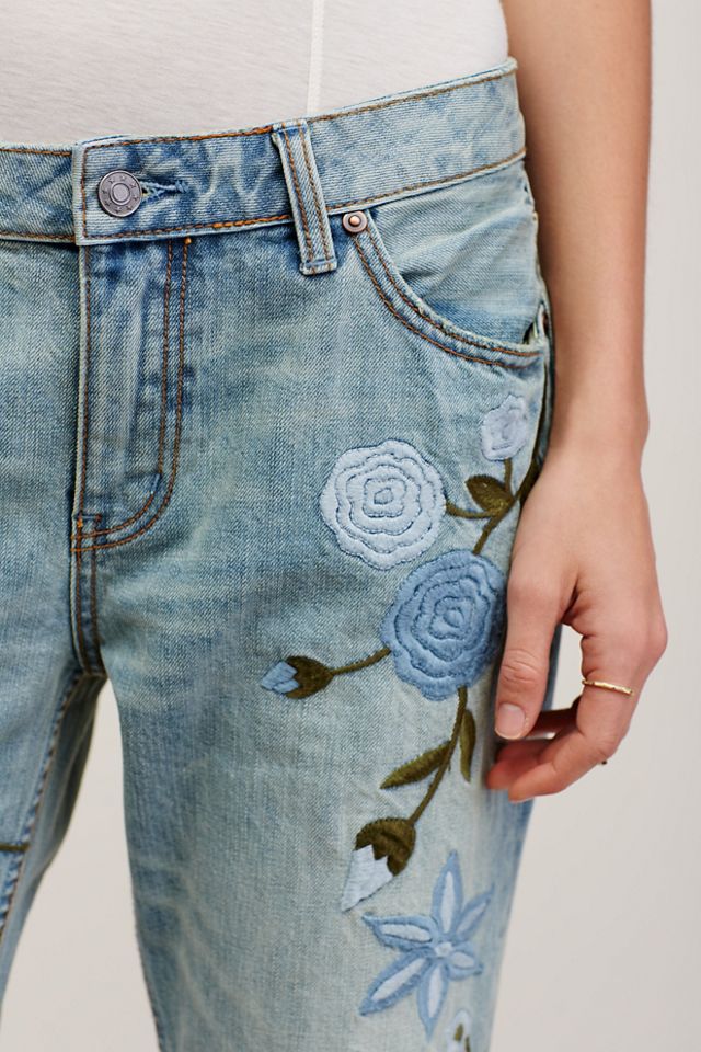 Shower Me with Flowers Jeans #4