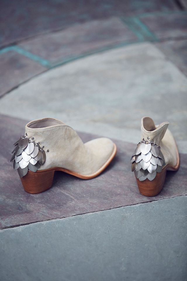 Silver Diamond Ankle Boot